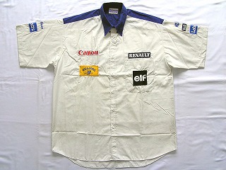 F1メモラビリア ＞ クルー ＞ ウエア `98-`01 ＞ 1993 ウイリアムズ ピットシャツ